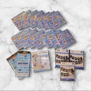 Baby Shark party supplies, papergoods, Nickelodeon, birthday